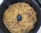 ビストロで【Bistroペペロンチーノ】作り方3写真