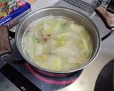 白菜とベーコンのまろやかスープ作り方3写真