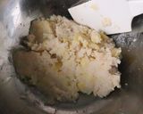 もちもち★レンジで米粉じゃがいも蓮根もち～餡入り作り方2写真