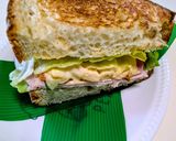 全粒粉のパンでサンドイッチ🥪カリフワッ♡作り方2写真