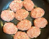 ソース不要で簡単⭐︎エリンギ入り味噌ハンバーグ作り方3写真