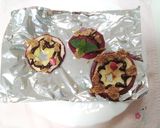 輪切り焼きりんごチョコソースがけ作り方3写真
