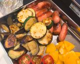 夏野菜とウインナのパエリア作り方5写真