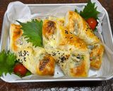お弁当⭐︎冷凍パイシートでしらす明太パイ作り方13写真