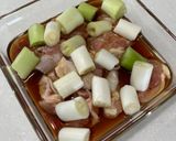 レンチン　鶏もも煮作り方3写真