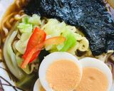 ラ王アレンジ●長ネギ＆キャベツ海苔味噌味作り方3写真
