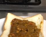 残りカレーで！カレーパン風トースト！作り方2写真
