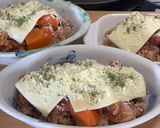 残り物アレンジ!鶏むね赤ワイン煮ドリア✨作り方6写真