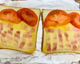 チーズ入りベーコンレタストマトサンド作り方6写真