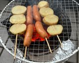 おうちでバーベキュー　家はま　七輪作り方20写真
