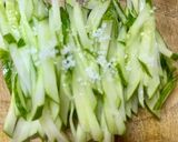 もずくだけでも！夏野菜のもずく酢作り方3写真