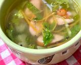 セロリとキャベツとウインナーのスープ♪作り方3写真