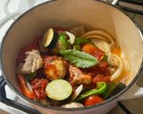 夏野菜たっぷり！ラタトゥイユ風チキン作り方3写真