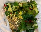 たたききゅうりの大葉胡麻醤油和え作り方4写真