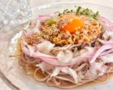 簡単可愛く♡納豆おろし蕎麦〜♡作り方3写真