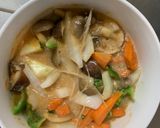 お一人様クリーミーロコモコ味豆腐野菜炒め作り方18写真