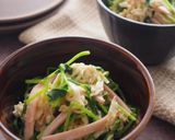 切り干し大根と豆苗のからしマヨネーズ作り方5写真