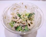 レンコン&ブロッコリーのシャキシャキ食感サラダ作り方3写真