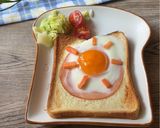 子供の朝のイヤイヤ回避！おひさまトースト🌞作り方7写真