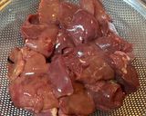 懐かしの味!鶏レバーの甘辛ねぎ煮作り方1写真
