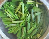 ニラ大量消費、ニラのナムル風おひたし作り方2写真