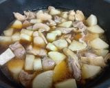 鶏もも肉と大根の照り煮作り方3写真