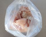 簡単節約☆鶏むね柔らかネギ塩チキン。作り方4写真