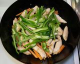 鶏胸肉の青椒肉絲っぽい炒めもの作り方5写真