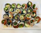 イワシと大葉と梅とチーズのクルクルフライ作り方5写真