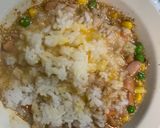 レンジ洋風簡単ビビンバ味炒飯弁当作り方8写真