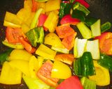 牛肉と彩り野菜のXO醤炒め作り方5写真