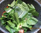 厚切りベーコンと小松菜の甘酢炒め😋作り方2写真