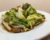春キャベツとひき肉のソース炒め！作り方4写真