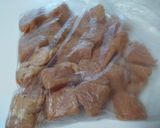 向井くうのたこ焼き器で鶏むね肉のからあげ作り方5写真