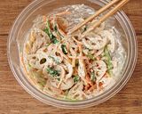 ☆簡単☆れんこんと彩り野菜のツナマヨ和え作り方5写真