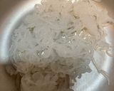春菊と白滝の煮物作り方1写真