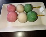 串まで食べられる3色団子作り方7写真