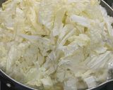 白菜とシーチキンの炒めもの作り方1写真