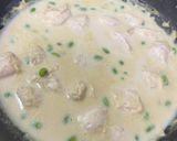 鶏肉と枝豆の豆乳スープパスタ☆作り方2写真