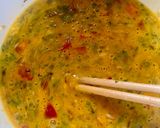 鯖缶トマトのスパニッシュオムレツとスープ作り方4写真