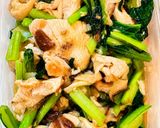 ターサイと椎茸と鶏むね肉の香ばし醤油炒め作り方11写真