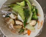 肉無豆腐簡単梅オーロラソース味野菜炒め作り方14写真
