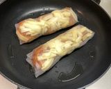 たこ焼きの焼きライスペーパー巻き(?)作り方3写真