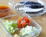 チリパウダーと麺つゆであっさり麻婆なす♪作り方1写真