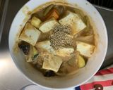 お一人様簡単梅チャプチェ味豆腐野菜炒め作り方22写真