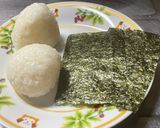 ちぎり海苔のおにぎり作り方1写真