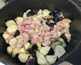 なすと豚こまの味噌炒め作り方3写真