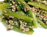 うるいと豚ひき肉の炒め物(山菜レシピ)作り方5写真