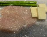 鶏ササミのアスパラロールカツ！作り方2写真