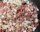 じゃがいもとひき肉のオムレツ作り方2写真